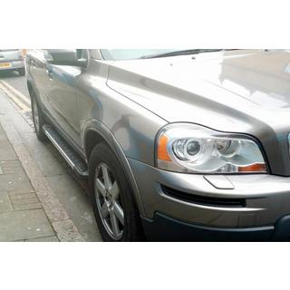 Бокові пороги RedLine V1 (2 шт., Алюміній) Volvo XC90 2002-2014 рр. фото 3