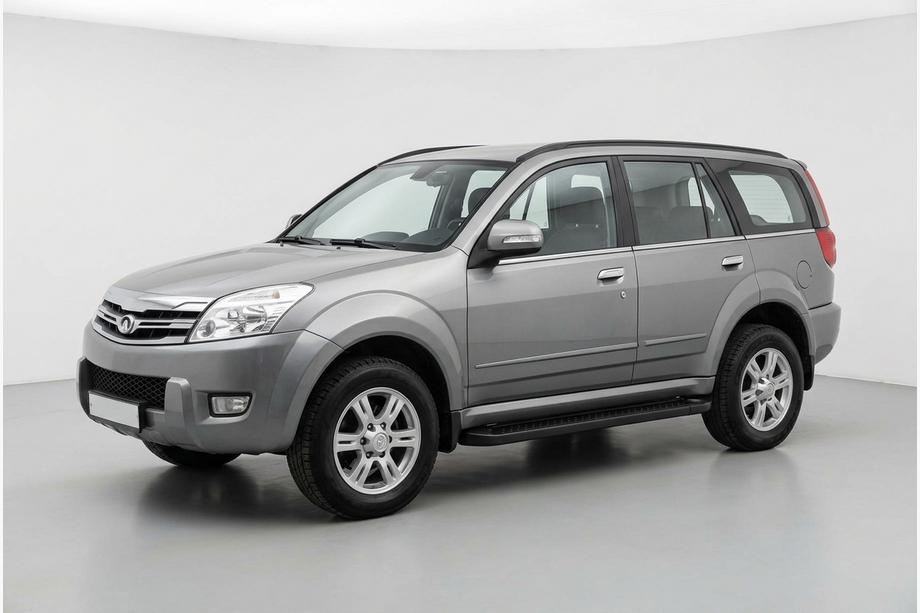 GreatWall Haval/Hover H3 2005-2013 рр. Бокові пороги Allmond Black (2 шт., Алюміній) Image