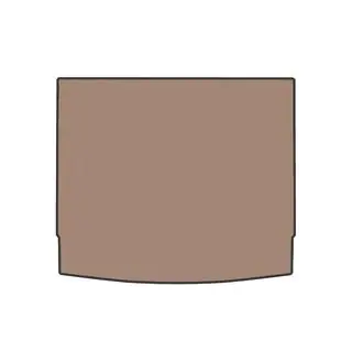 Гумовий килимок в багажник V1 (Бежевий)