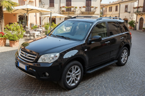 Chery Tiggo 3 2005- рр. Бокові пороги Allmond Black (2 шт., алюміній) фото 1