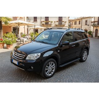 Бокові пороги Allmond Black (2 шт., алюміній)