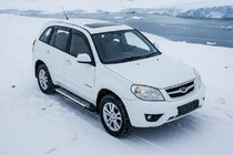 Chery Tiggo 3 2005- рр. Бокові пороги Line (2 шт., алюміній) фото 1