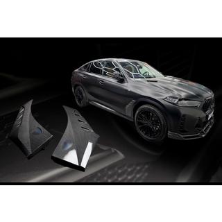 Накладки на крила LRT (2023+, Карбон) BMW X6 G06 2019- рр. фото 1