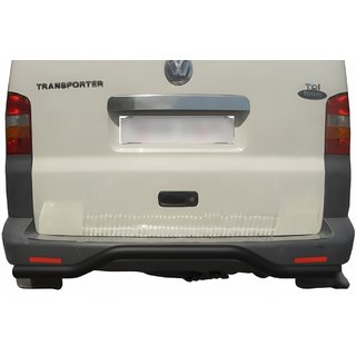 Задня дуга хвиля Black (нерж) Volkswagen T5 Transporter 2003-2010 рр. фото 2