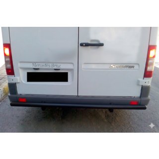 Задня дуга AK002 Black (нерж.) Mercedes Sprinter W901/902/903/904/905 1995-2006 рр.