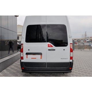 Задня дуга Black (нерж.) Opel Movano 2010-2021 рр. фото 2