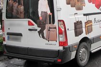 Renault Master 2011-2023 рр. Задня дуга Black (нерж.) фото 2