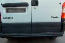 Renault Master 2011-2023 рр. Задня дуга Black (нерж.) фото 3