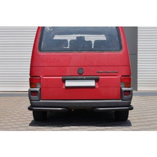 Задні куточки AK003 Black (2 шт., нерж) Volkswagen T4 Transporter 1990-2003 рр. фото 1