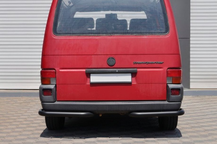 Volkswagen T4 Transporter 1990-2003 рр. Задні куточки AK003 Black (2 шт., нерж) Фото 1