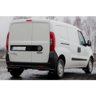 Задні куточки AK003 Black (нерж.) Fiat Doblo II 2010-2022 рр. фото 2