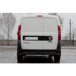Задні куточки AK003 Black (нерж.) Fiat Doblo II 2010-2022 рр. фото 3