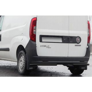 Задні куточки AK003 Black (нерж.) Fiat Doblo II 2010-2022 рр. фото 1