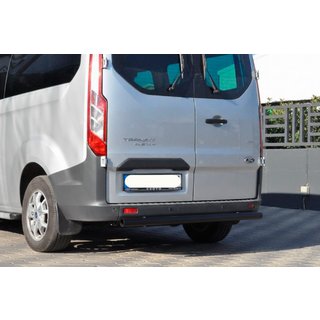Задня дуга AK002 Black (нерж) Ford Custom 2013-2022 рр. фото 1