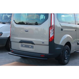 Задня дуга AK002 Black (нерж) Ford Custom 2013-2022 рр. фото 2