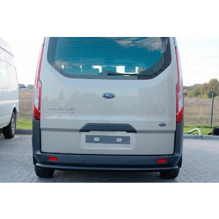 Задня дуга AK002 Black (нерж) Ford Custom 2013-2022 рр. фото 4
