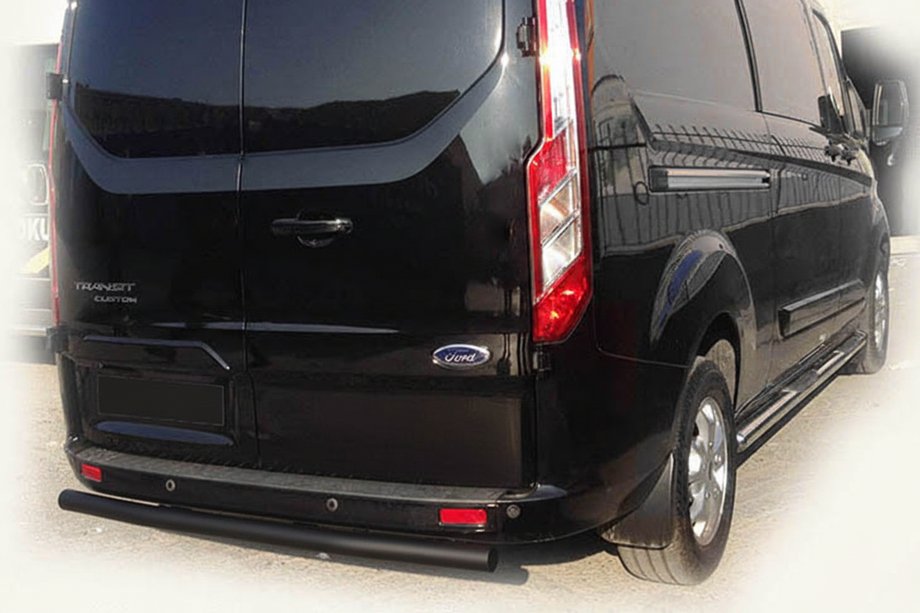 Ford Custom 2013-2022 рр. Задня дуга AK002 Black (нерж) Фото 5