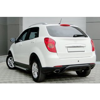 Задня дуга AK006 Black (нерж) SsangYong Korando 2010-2019 рр.