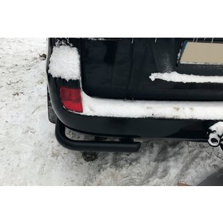 Задні куточки AK003 Black (2 шт., нерж) Toyota Land Cruiser 200 2007-2021 рр. фото 2