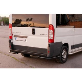 Задні куточки AK003 Black (2 шт., нерж) Fiat Ducato 2006-2025 рр. фото 2