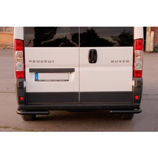 Задні куточки AK003 Black (2 шт., нерж) Fiat Ducato 2006-2025 рр. фото 3