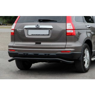 Задня дуга AK008 Black (нерж) Honda CRV 2012-2016 рр. фото 1