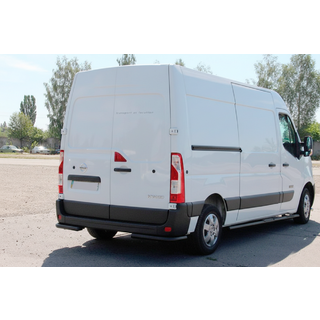 Задні куточки AK003 Black (2 шт., нерж) Opel Movano 2010-2021 рр. фото 3