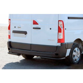 Задні куточки AK003 Black (2 шт., нерж) Nissan NV400 2010-2024 рр. фото 1