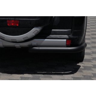 Задня дуга AK003 Black (нерж.) Mitsubishi Pajero Wagon III 1999-2006 рр. фото 2