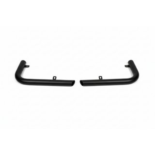Задні куточки AK003 Black (нерж.) Mercedes Vito W638 1996-2003 рр. фото 2