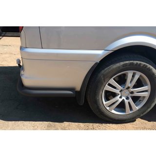 Задні куточки AK003 Black (2 шт., нерж) Середня і довга база Mercedes Vito W639 2004-2014 рр. фото 1