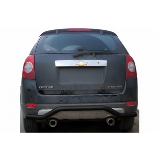 Задня дуга AK008 Black (нерж.) Chevrolet Captiva 2006-2019 рр.