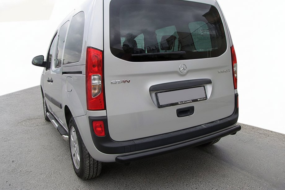 Mercedes Citan 2013-2021 рр. Задня дуга AK002 Black (нерж.) Фото 1