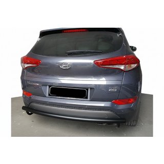 Задня дуга AK002 Black (нерж.) Hyundai Tucson TL 2016-2021 рр.