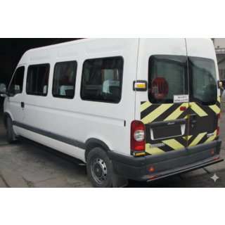Задня дуга AK002 Black (нерж.) Opel Movano 2004-2010 рр.