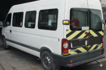 Renault Master 1998-2010 рр. Задня дуга AK002 Black (нерж.) фото 1