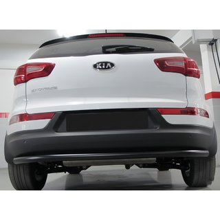 Задня дуга AK002 Black (нерж.) Kia Sportage 2010-2015 рр.