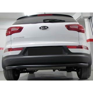 Задня дуга AK002 Black (нерж.) Kia Sportage 2010-2015 рр.