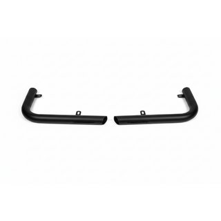 Задні кути AK003 Black (2 шт., нерж.) Hyundai H200, H1, Starex 1998-2007 рр. фото 2
