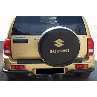 Задній захист AK003 Black (нерж) Suzuki Vitara 1998-2006 рр.