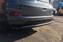 Honda CRV 2012-2016 рр. Задня дуга AK002 Black (нерж) фото 1