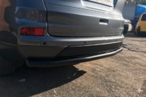 Honda CRV 2012-2016 рр. Задня дуга AK002 Black (нерж) фото 2