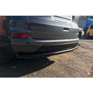 Задня дуга AK002 Black (нерж) Honda CRV 2012-2016 рр. фото 2