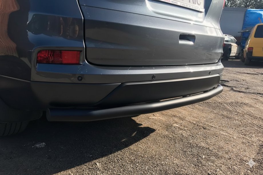 Honda CRV 2012-2016 рр. Задня дуга AK002 Black (нерж) Image