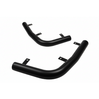 Задні куточки AK003 Black (2 шт., нерж) SsangYong Kyron 2005-2014 рр.