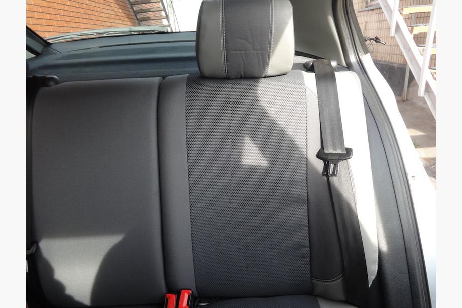 Skoda Octavia II A5 2010-2013 рр. Авточохли (кожзам↗тканина, Premium) Фото 13