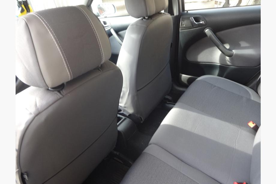Skoda Octavia II A5 2010-2013 рр. Авточохли (кожзам↗тканина, Premium) Фото 18