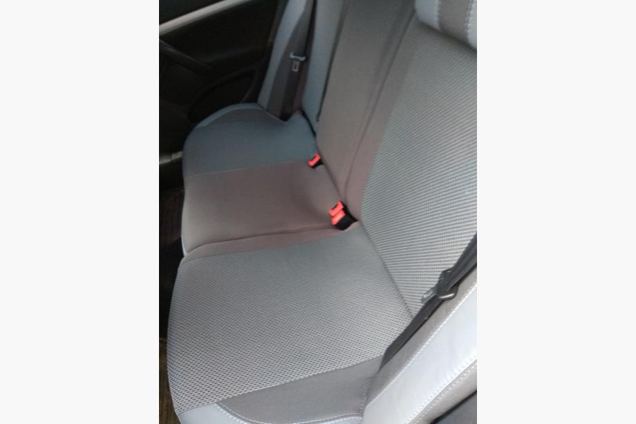 Skoda Octavia II A5 2010-2013 рр. Авточохли (кожзам↗тканина, Premium) Фото 6