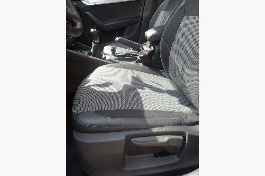 Skoda Octavia III A7 2013-2019 рр. Авточохли (кожзам↗тканина, Premium) Фото 7