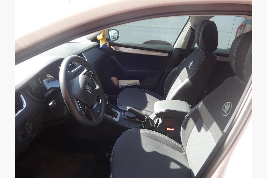 Skoda Octavia III A7 2013-2019 рр. Авточохли (кожзам↗тканина, Premium) Фото 24